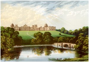 Blenheim Palace, Oxfordshire, huis van de Hertog van Marlborough, ca. 1880 door Unbekannt