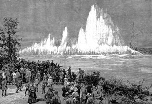 Opblazen van Flood Rock, 1885