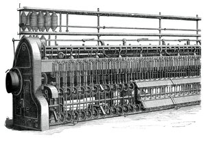 Bobijn en vliegframe, ca. 1880