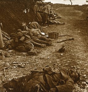 Lichamen na de inname van Courcelles, Noord-Frankrijk