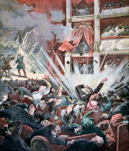Bomaanslag in het Liceo Theater, Barcelona, 1893 door Unbekannt