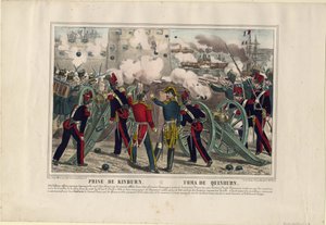 Bombardement van Kinburn, 1855 door Unbekannt