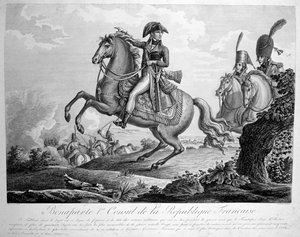 Bonaparte 1e Consul van de Franse Republiek, 19e eeuw door Unbekannt