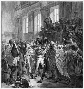 Bonaparte en de Raad van Vijfhonderd in St Cloud, 10 november 1799, 1900 door Unbekannt