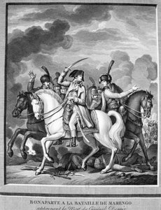 Bonaparte bij de Slag bij Marengo, 14 juni 1800
