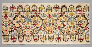Randstrook van een Rok, 1600s - 1700s door Unbekannt