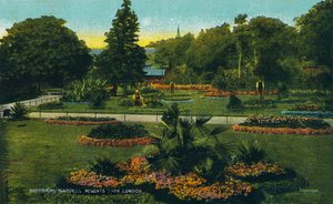 Botanische tuinen, Regents Park, Londen, ca. 1910