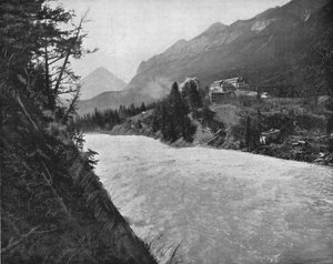 Bow River Rapids, Banff, Noordwestelijke Territoria, Canada door Unbekannt