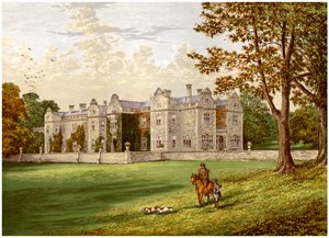 Brantingham Thorpe, Yorkshire, huis van de familie Sykes, ca. 1880