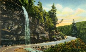 Bridal Veil Falls, West-Noord-Carolina, 1942