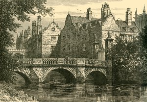 Brug, St. Johns College, 1898 door Unbekannt