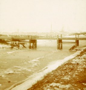 Brug bij Poperinge, Vlaanderen, België door Unbekannt