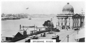 Brisbane River, Queensland, Australië, 1928 door Unbekannt