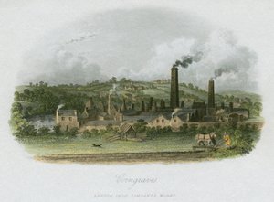 British Iron Companys Works bij Corngraves, nabij Halesowen, West Midlands, ca. 1835 door Unbekannt