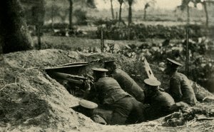 Britse marine-divisie in Antwerpen, België, Eerste Wereldoorlog, 1914, ca. 1920