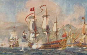 Brits Oorlogsschip uit de 17e Eeuw