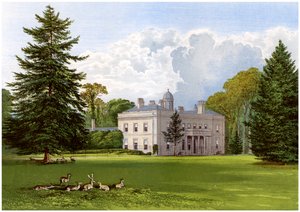Brockley Hall, Somerset, huis van de familie Smyth-Pigott, ca. 1880 door Unbekannt