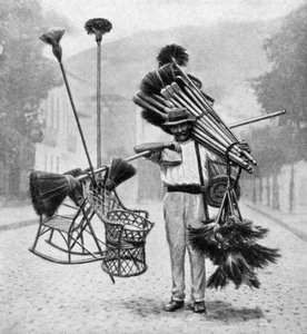 Bezemverkoper, Rio de Janeiro, Brazilië, 1922 door Unbekannt