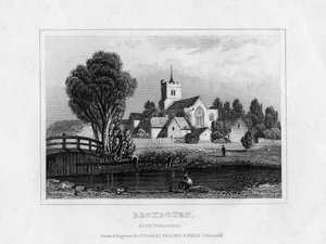 Broxbourne, Hertfordshire, midden 19e eeuw door Unbekannt