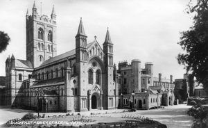 Buckfast Abbey, Buckfastleigh, Devon, begin 20e eeuw