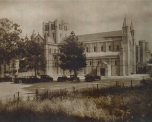 Buckfast Abbey Kerk, Noordzicht, eind 19e-begin 20e eeuw door Unbekannt