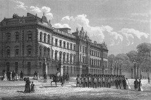 Buckingham Palace, Londen, c. 1850 door Unbekannt