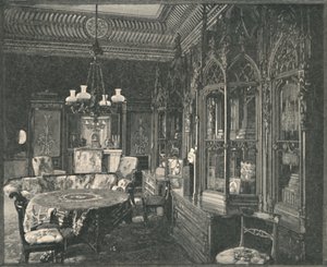 Buckingham Palace: De muziekzaal van de prins-gemaal, 1886 door Unbekannt
