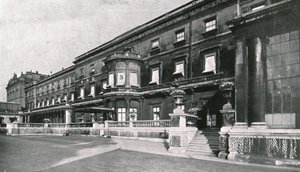 Buckingham Palace...de kamer waar de koning stierf, 1910 door Unbekannt