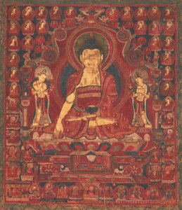 Boeddha Shakyamuni als Heer van de Munis, midden 17e eeuw door Unbekannt
