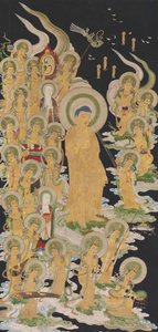 Boeddha en begeleiders