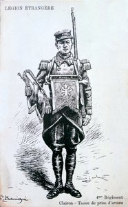 Trompetter, 4e Regiment van het Franse Vreemdelingenlegioen, 20e eeuw