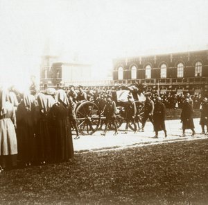 Begrafenis van Edith Cavell, Brussel, België, 1915 door Unbekannt