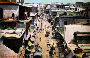 Burra Bazar, Calcutta, India, begin 20e eeuw