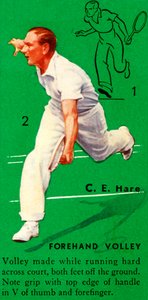 C. E. Hare - Voorhand Volley, c1935