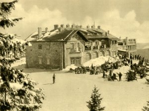 Kabelbaanstation, Rax-gebergte, Neder-Oostenrijk, ca. 1935 door Unbekannt