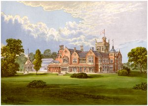 Caen Wood Towers, Middlesex, huis van de familie Reckitt, ca. 1880 door Unbekannt