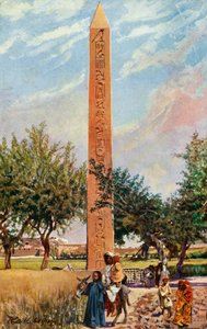 Caïro: De Obelisk van Eliopolis, ca. 1918-1939