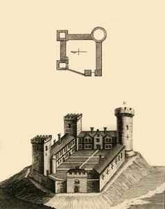 Kasteel van Cambridge, ca. 1783 door Unbekannt