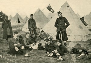 Canadese soldaten, Eerste Wereldoorlog, 1914, c1920 door Unbekannt