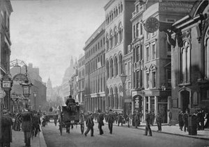Cannon Street, kijkend naar het westen, City of London, c1910 1911