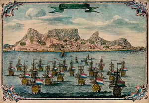 Kaapstad, ca. 1680