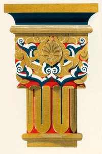 Kapiteel van Kolommen, Hof van de Visvijver, 1907 door Unbekannt