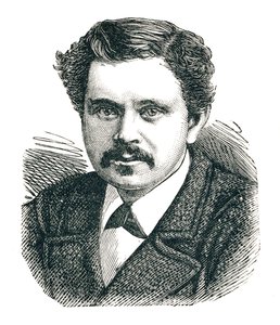Kapitein Paul Boyton, 1848-1924, uitvinder van het duikpak, 1893