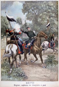 Kapitein van de jagers, De Frans-Duitse Oorlog, 1870, 1899 door Unbekannt
