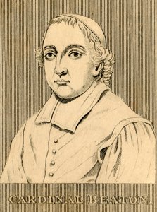 Kardinaal Beaton, 1494-1546, 1830 door Unbekannt