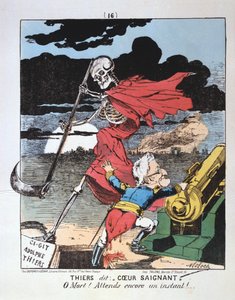 Karikatuur tegen Adolphe Thiers, 1871