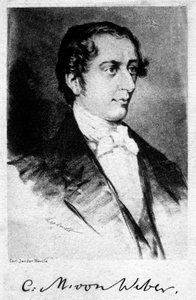 Carl Maria von Weber 1786-1826, Duitse componist, 20e eeuw door Unbekannt
