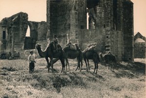 Karmelieten- en Armeense kerken bij Martinengo Bastion, Famagusta, Noord-Cyprus, 1936