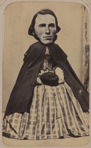 [Carte-de-visite album met collageportretten], 1850s-90s door Unbekannt
