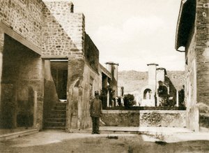 Casa di Marco Lucrezio Fronto, Pompeii, Italië, ca. 1900s door Unbekannt